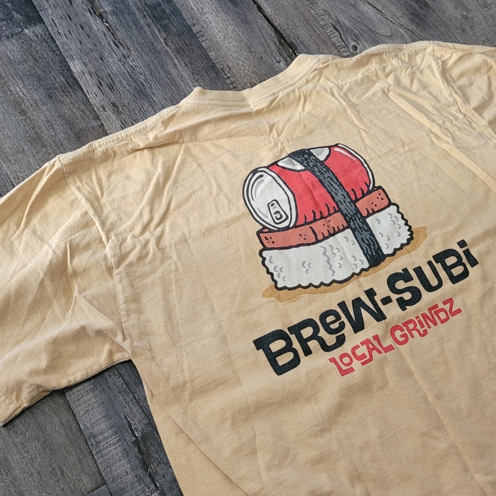 Vtg Crazy Shirt Hawaii Brew-Subi T-Shirt